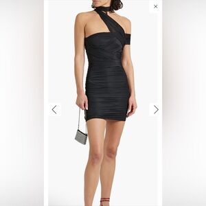 Alexander Wang Black One Shoulder Dress